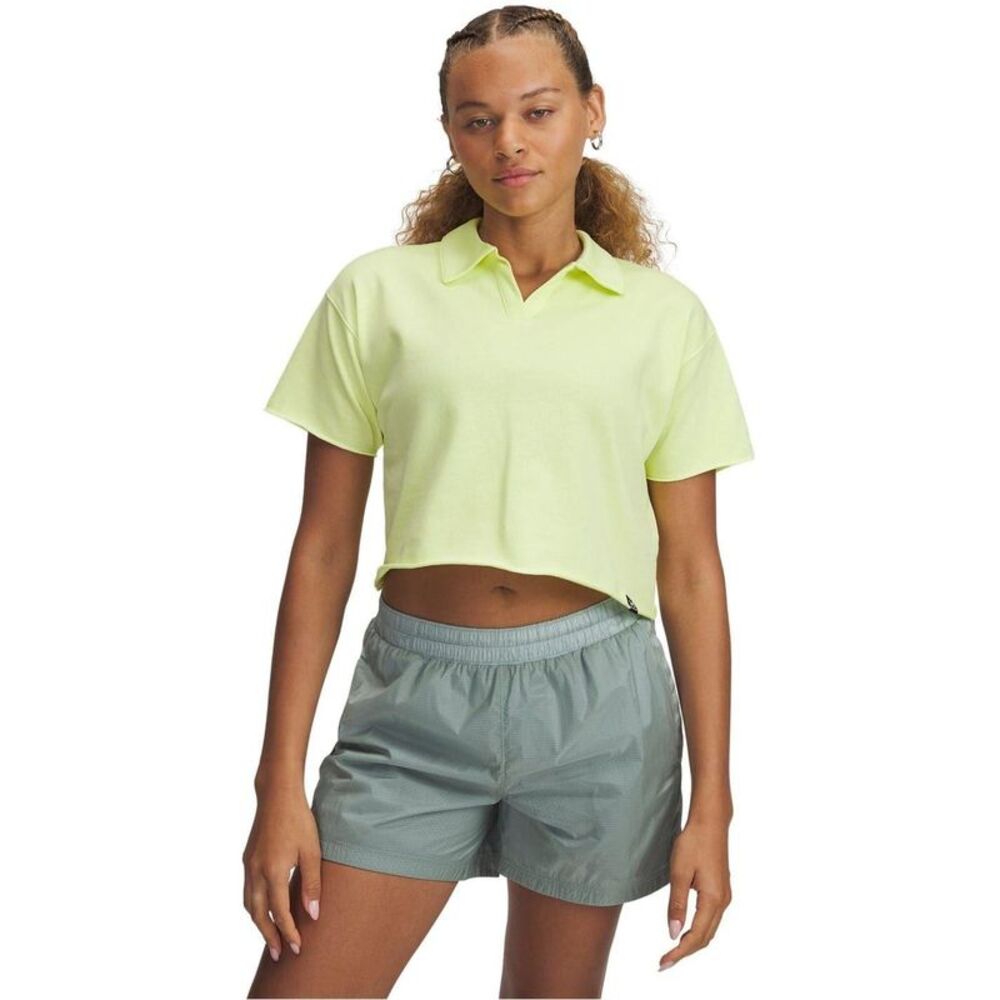 Under Armour Womens/Ladies Terrycloth Collared Polo Shirt / Yellow